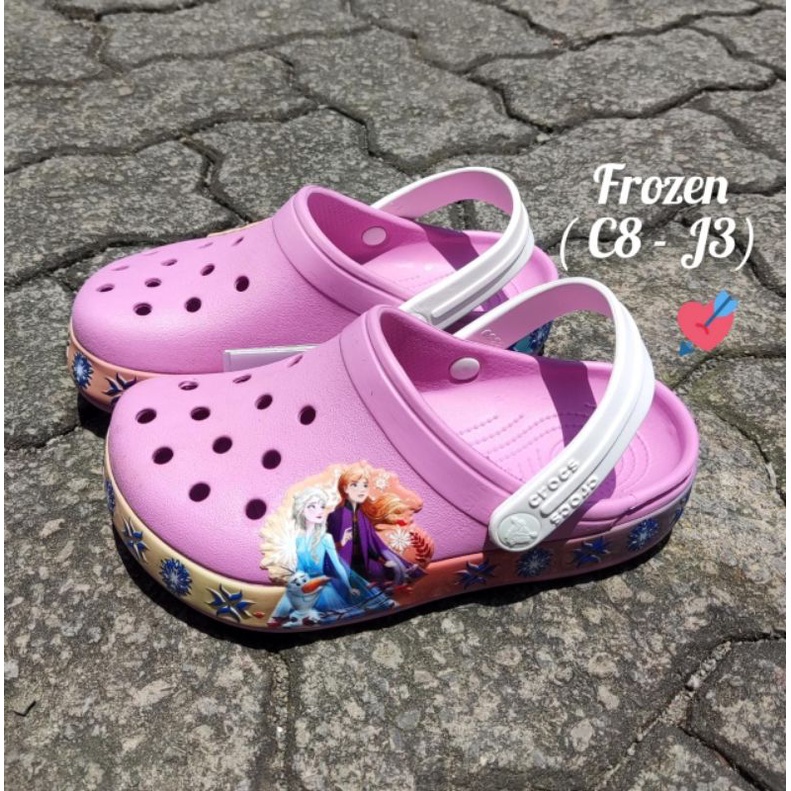 sendal crocs anak/sendal crocs anak perempuan/crocs frozen