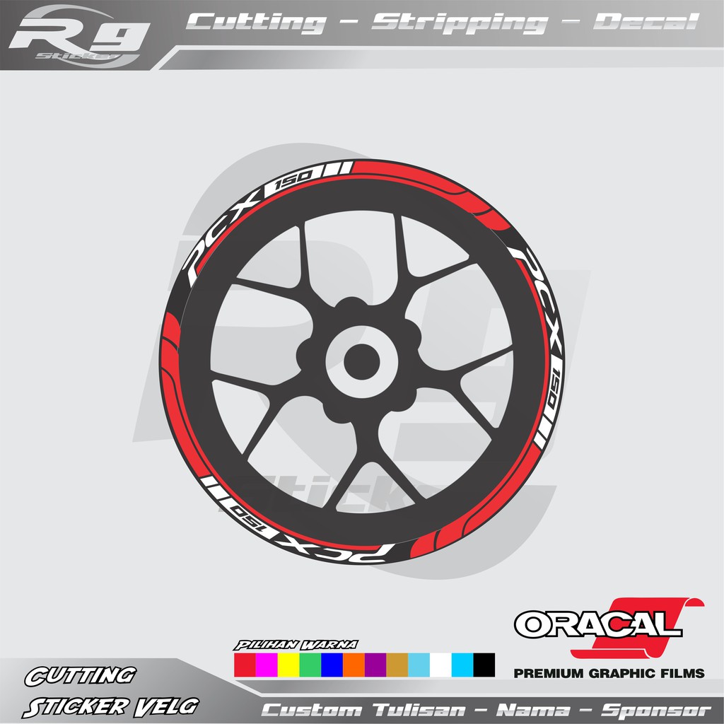 lis stiker velg pcx 150 terlaris