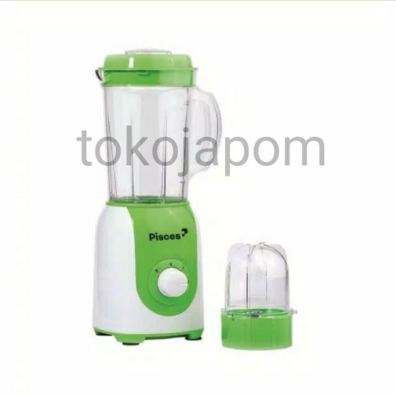Pisces Blender Plastik 1Liter 2in1 PB102PL 150 Watt