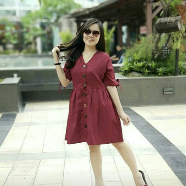Dress Wanita Olive