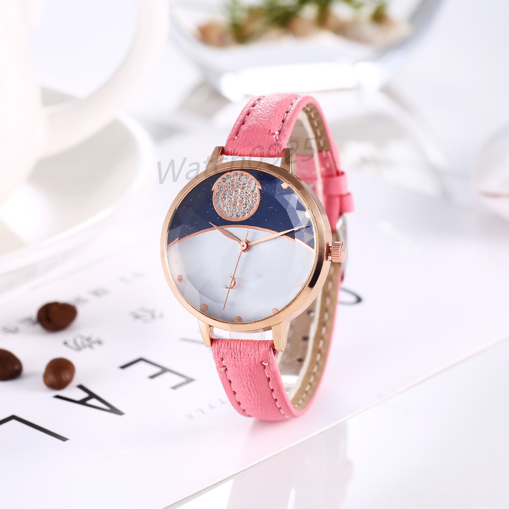 JAM TANGAN FASHION KOREAN WANITA MURAH COD IMPORT QUARTZ TALI SILIKON READY STOK W69