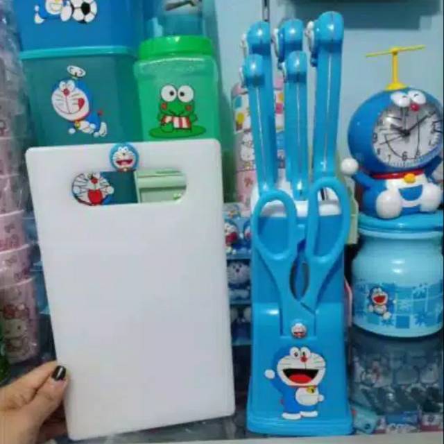 Jual Pisau Set Karakter Pisau Doraemon Pisau Set Doremon Shopee Indonesia