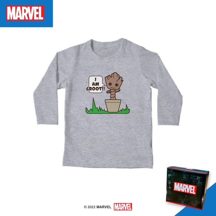 Marvel Kaos Anak Lengan Panjang Kawaii MKW378