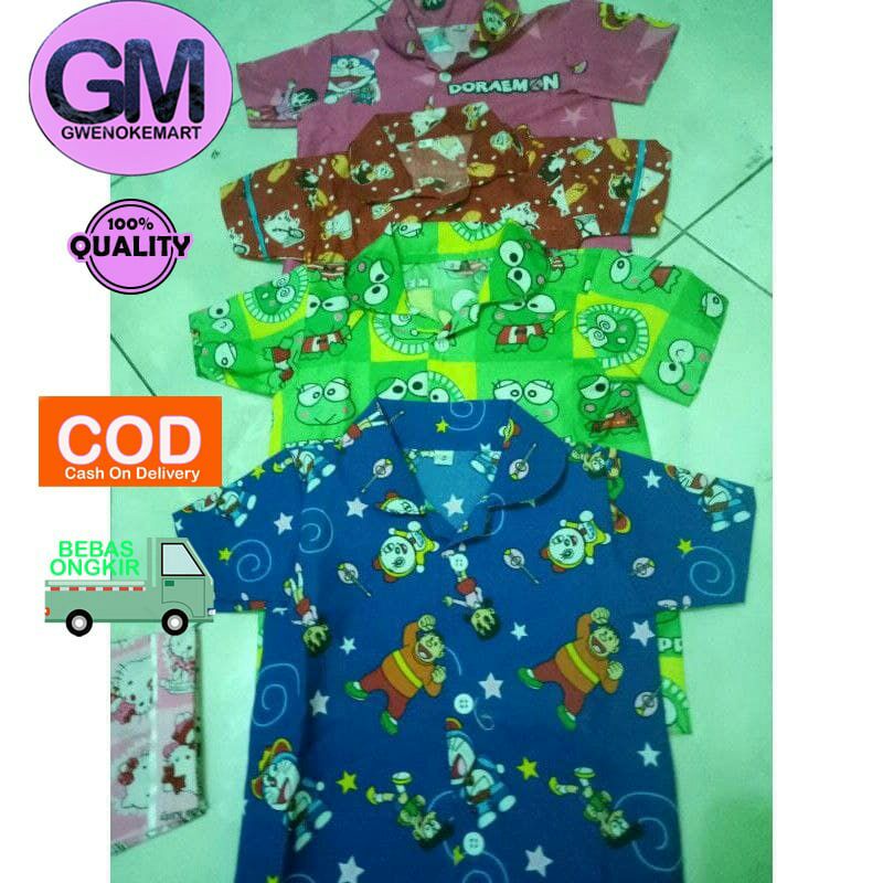 BAJU TIDUR ANAK KARAKTER BERKUALITAS