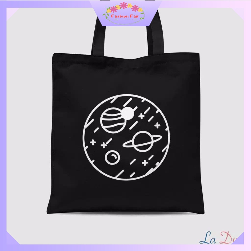 [LOKAL] Fashion Fair - Totebag tote (PAKAI SELETING) Karakter kpop murah wanita custom motif