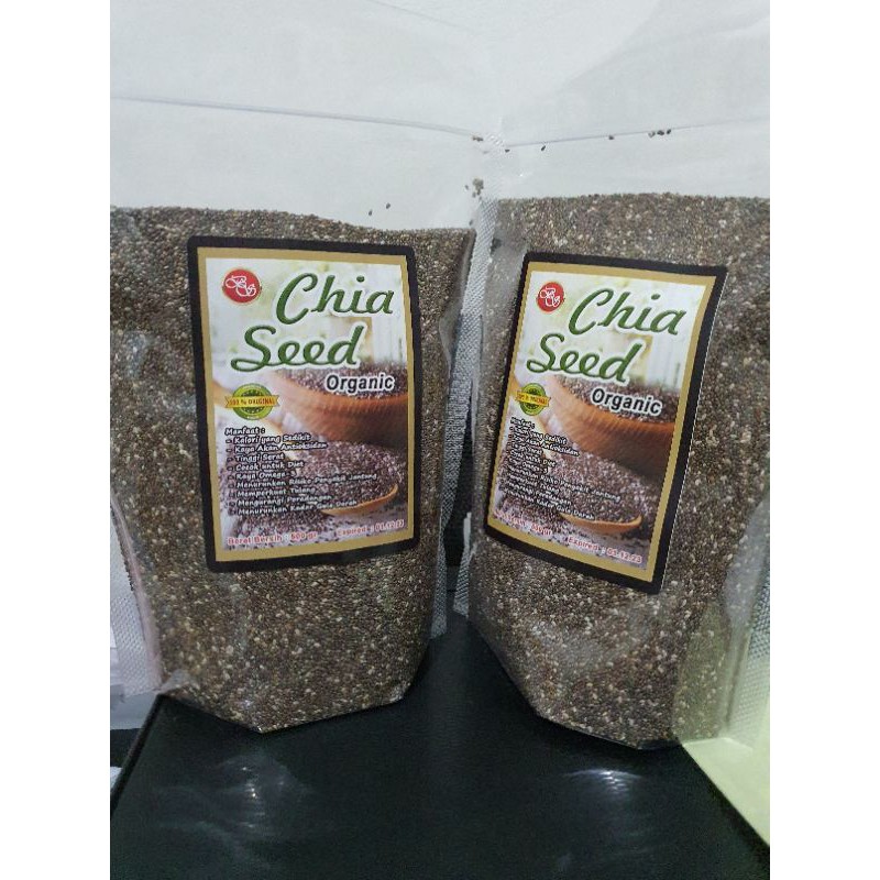 

Chia seed 500gr organic chia seed asli ORIGINAL