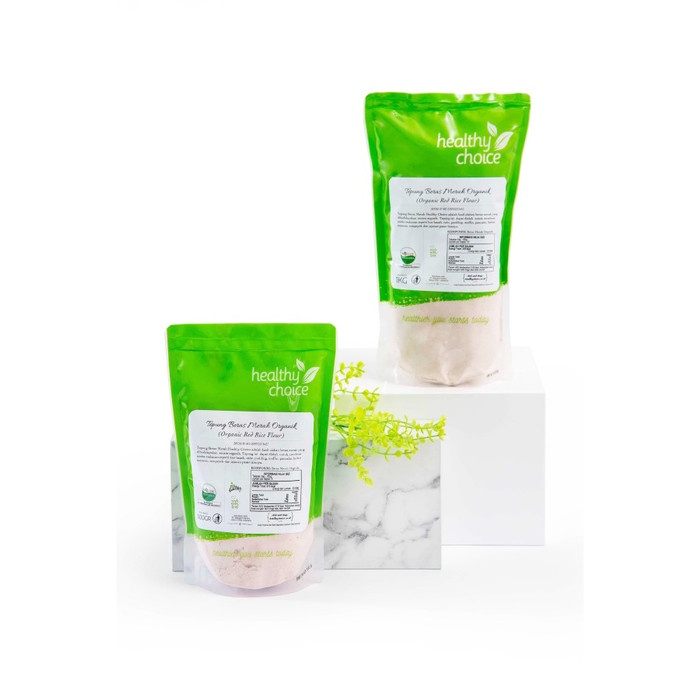 

978Eq0010W Healthy Choice Tepung Beras Merah Organik 1 Kg W5Q40112