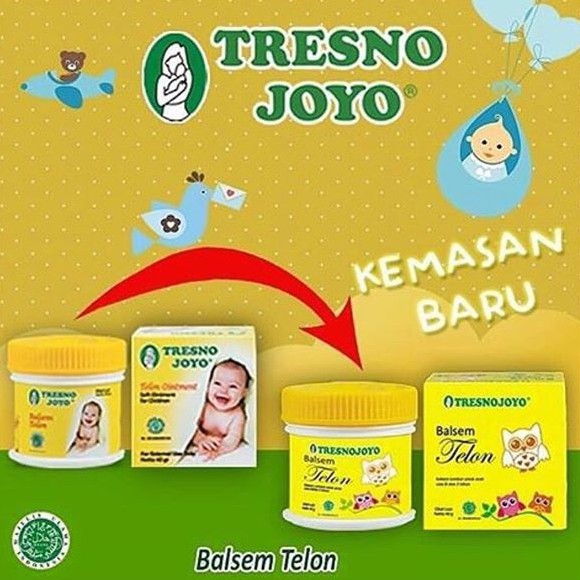 BPOM TRESNO JOYO BALSEM TELON BAYI 40GR &amp; 20GR / BALSEM TELON TRESNOJOYO / SYE