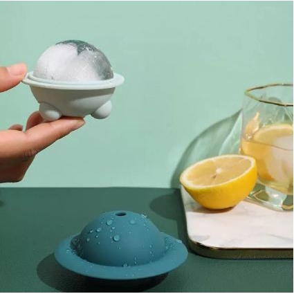 Cetakan Es Batu Bulat UFO Cetakan es batu silikon Cetakan Es Batu Bulat