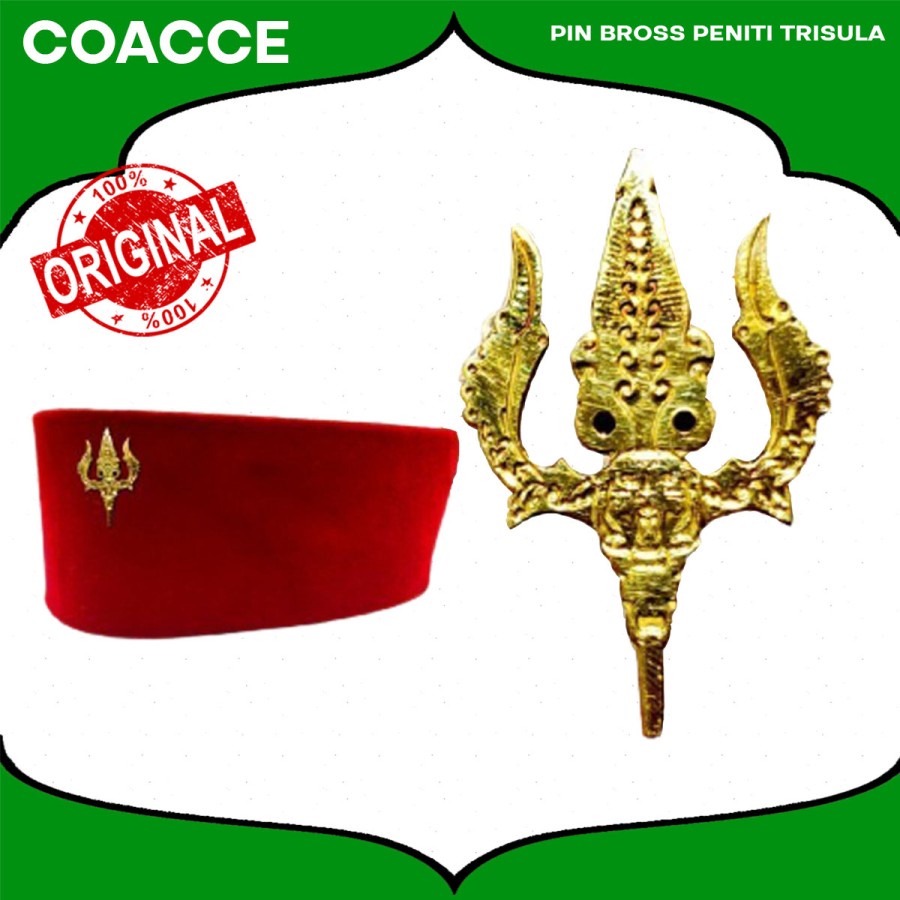 PIN BROSS SONGKOK PECI TRISULA