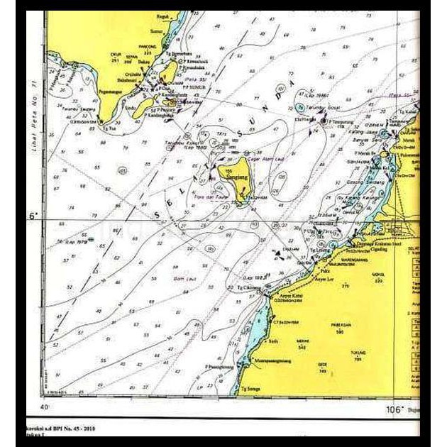  JUAL  PETA LAUT INDONESIA  DAN PUBLIKASI NAUTIKA OLEH 