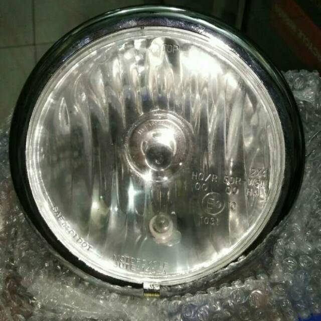 Reflektor/headlamp/lampu depan CB bulat