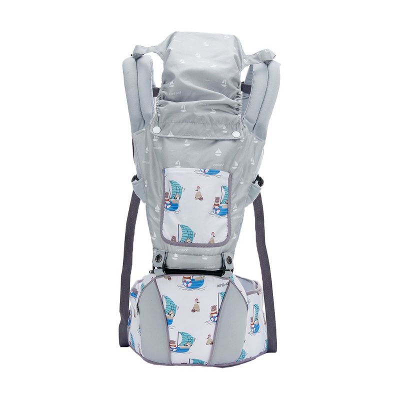 Gendongan Bayi Hipseat Depan Duduk Omiland Gendongan Hipseat Sailor Series