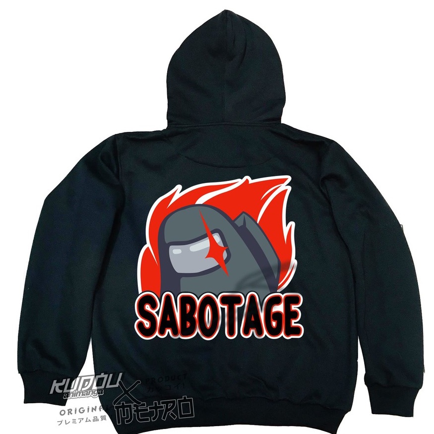 Hoodie Gamer Among Us Sabotage Impostor