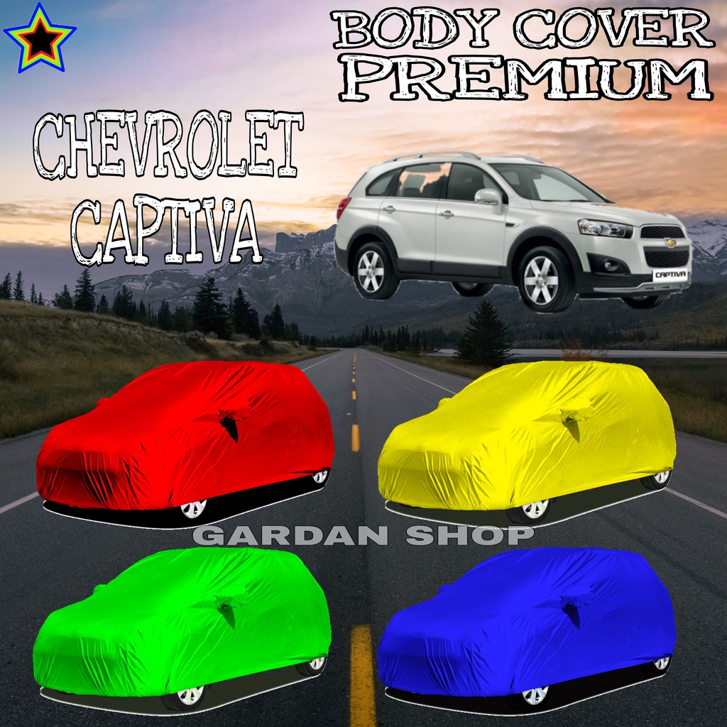 Sarung Mobil CHEVROLET CAPTIVA Polos WARNA Body Cover Chevrolet PREMIUM