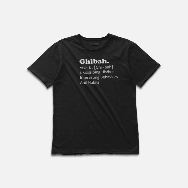 kaos akrostik "Ghibah"