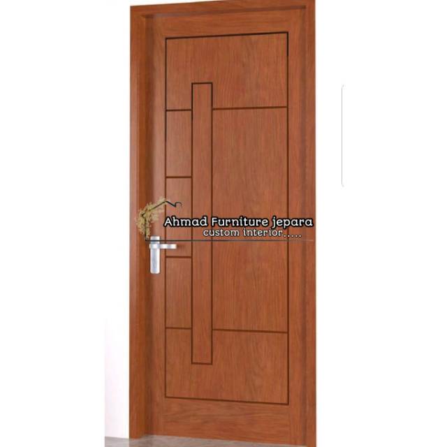 Kusen pintu minimalis kayu jati
