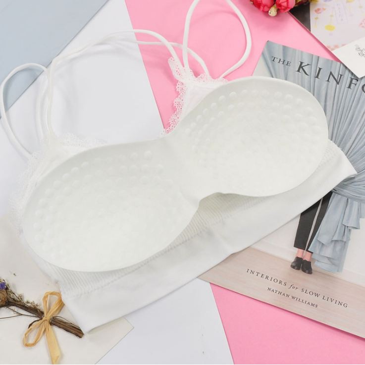 Tas bersama 456 Pakaian Dalam Wanita Bra Fashion Wanita Sport Bra Tanpa Kawat Murah Produk Import