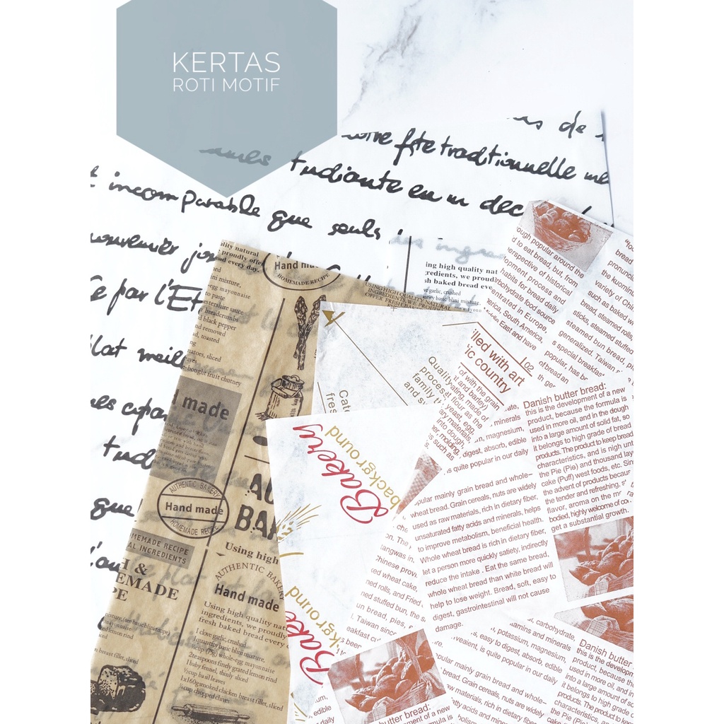 

Kertas Roti Motif Baking Paper