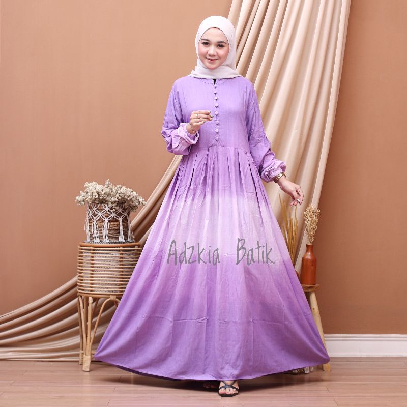 Gamis Twill Candimekar Gradasi BEST SELLER Bisa COD-5