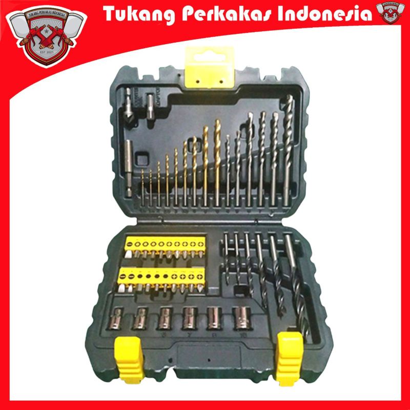 STANLEY MATA BOR MATA OBENG SET 50PCS STA 88546-XJ SET ACCESORIS