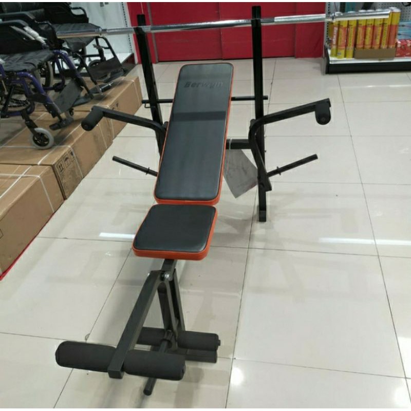 ALAT FITNESS ANGKAT BEBAN BENCH PRESS