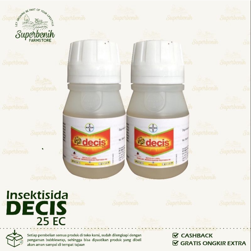 50ml - DECIS 25EC, Obat hama ulat dan kutu daun