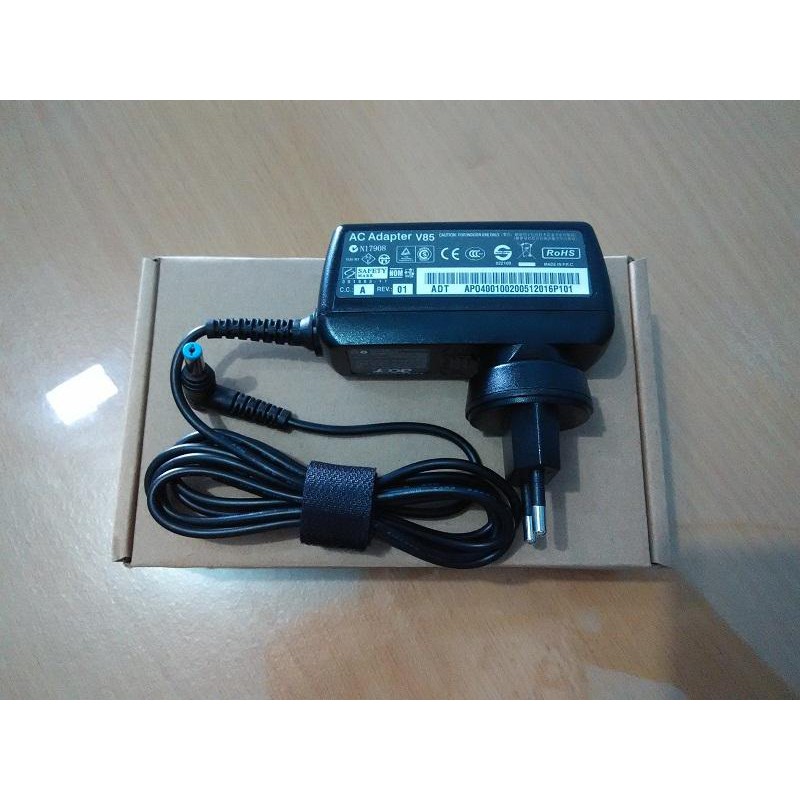 ACER ASLI Original ORI CAS AN CASAN Adaptor Charger Laptop Netbook Aspire One 19V 2.15A (5.5*1.7) Co