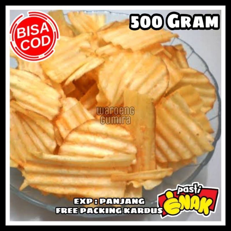 

Keripik Singkong Keju Snack Kiloan Makanan Ringan Cemilan jadul Jajanan Murah 500 Gram