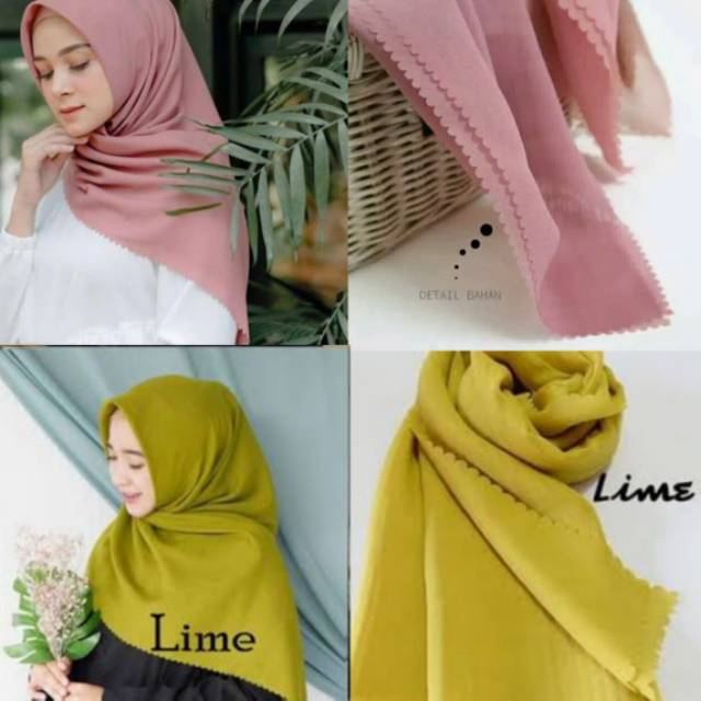 Hijab jilbab segi empat pollycotton lasercut laser cut Hijab jilbab segi empat pollycotton lasercut laser cut