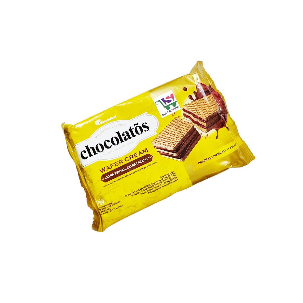 Chocolatos Wafer Cream KOTAK 40 Gr