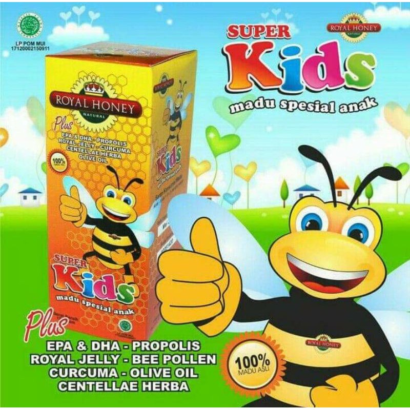 

NATURAL HONEY SUPER KIDS - MADU ALAMI - MADU PENAMBAH NAFSU MAKAN ANAK - MENINGKATKAN KECERDASAN ANAK - SUPLEMEN IMUN TUBUH