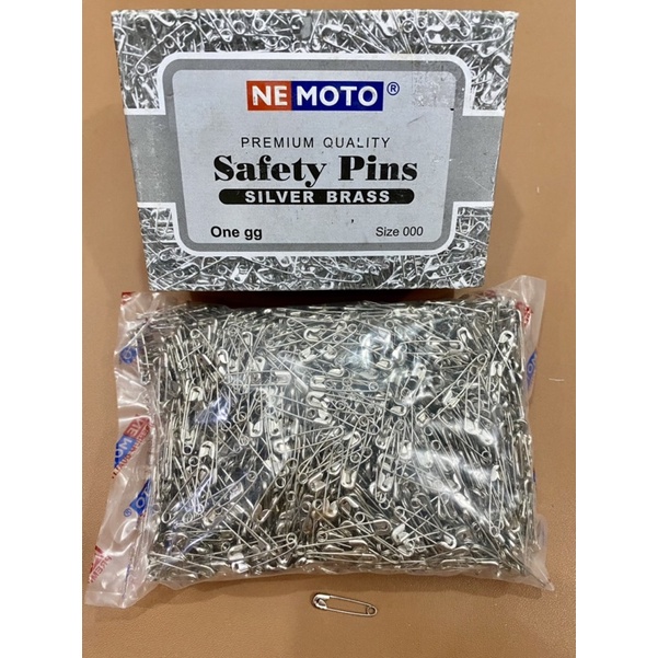 PENITI KECIL NEMOTO MADE IN KOREA ISI 100 PCS / Peniti Stainless Steel Anti Karat
