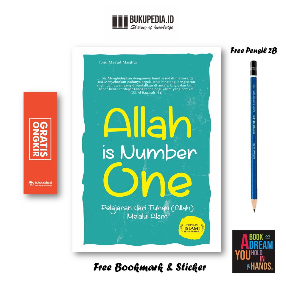 

BUKU AGAMA - Allah Is Number One- MEDIA FIRDAUS (BONUS PENSIL 2B, BOOKMARK, STIKER)