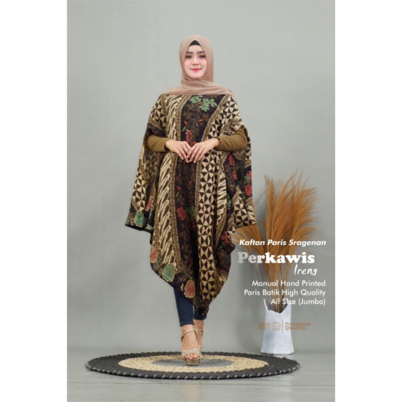 KAFTAN BATIK SOLO WANITA PRINTING