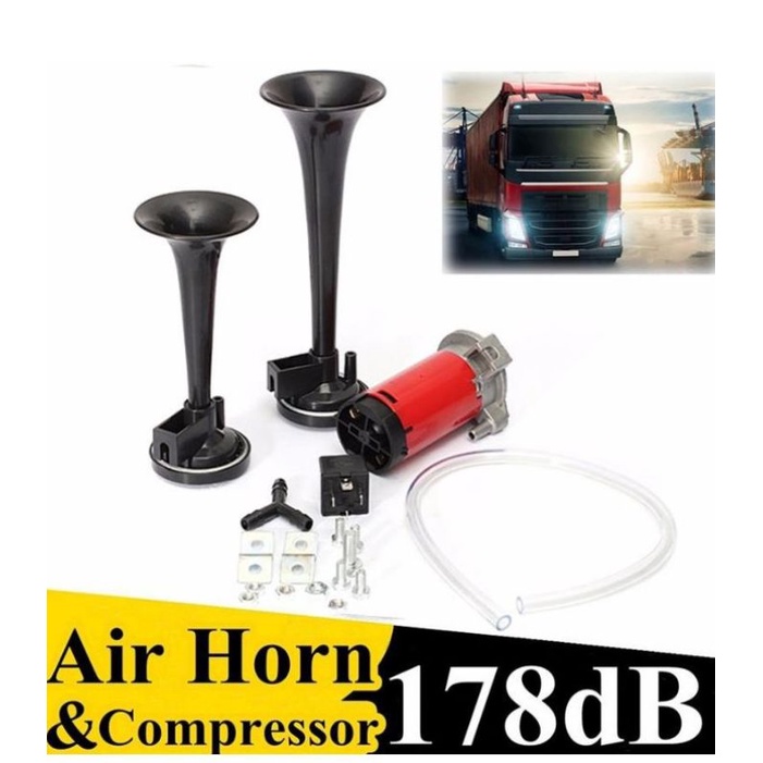 klakson Trompet Dual Air Horn 178db 12V