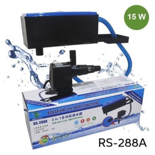 RS-288a Risheng Box Filter Akuarium Aquarium Top Filter RS288A