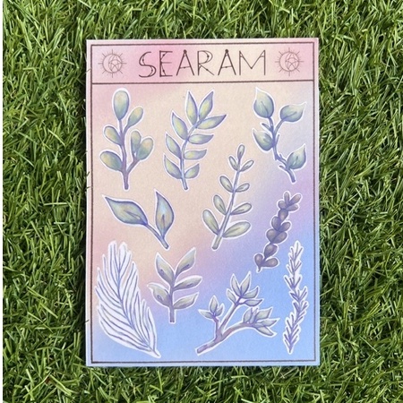 

[Searam] Stiker Dekorasi Floral Daun