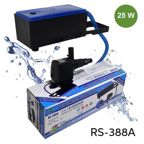 RS-388a Risheng Box Filter Akuarium Aquarium Top Filter RS388A