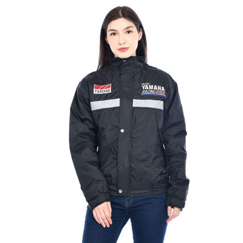 Jaket Team Yamaha Racing Sport Hitam Motor RX king rxking nmax Nouvo Vixion Jupiter vintage