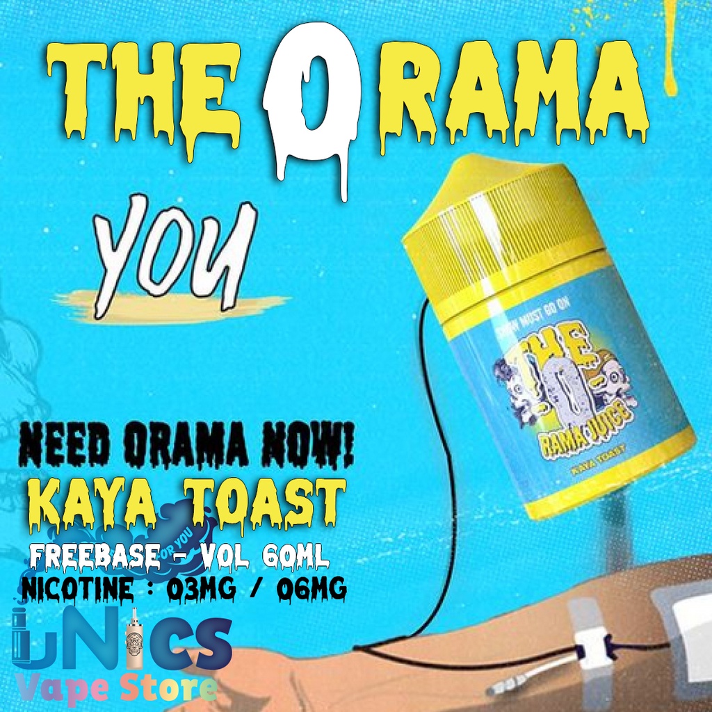Jual THE O RAMA JUICE V3 Kaya Toast 60ML by Fatriio x PODA EliquidCo