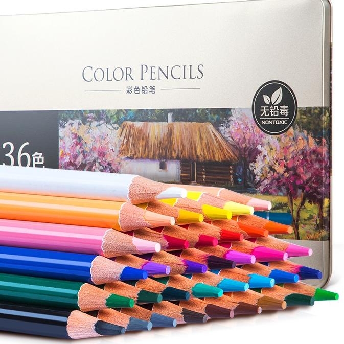 

10.10 MALL Deli High-grade Oil Pencil Color Pensil Warna Minyak 48/72 Warna 6567 6568