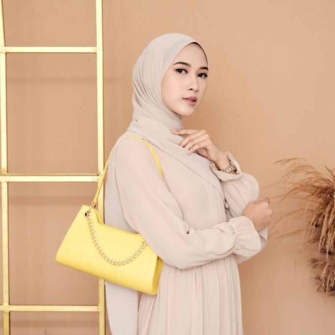 Tas Tangan /Hand Bag Shoulder Bag / Tas Bahu Wanita Lyora Bag - Yellow