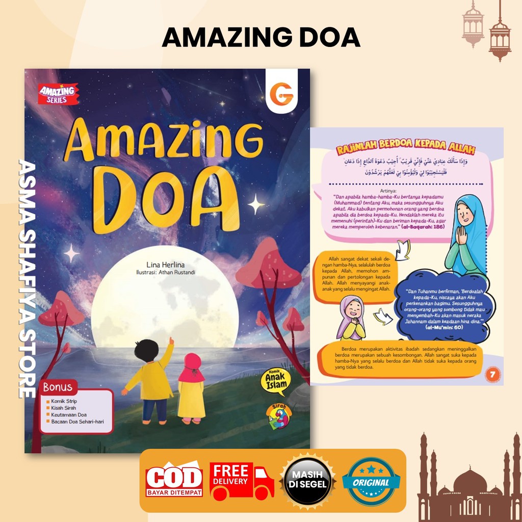 Buku Anak Doa Buku Edukasi Anak Islam : Amazing Doa