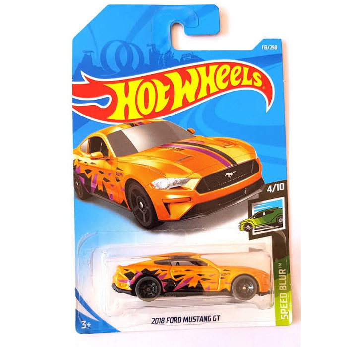 ford mustang gt 2018 hot wheels