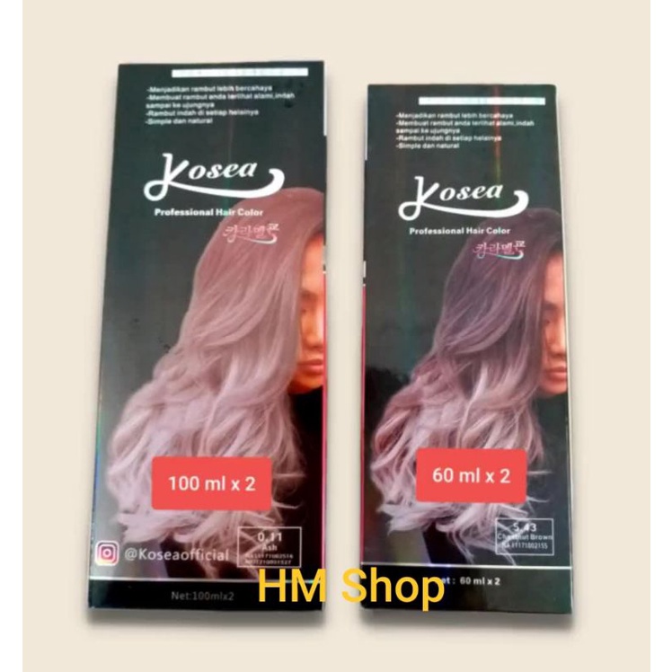 NEW Kosea Hair Color 100 ml x 2