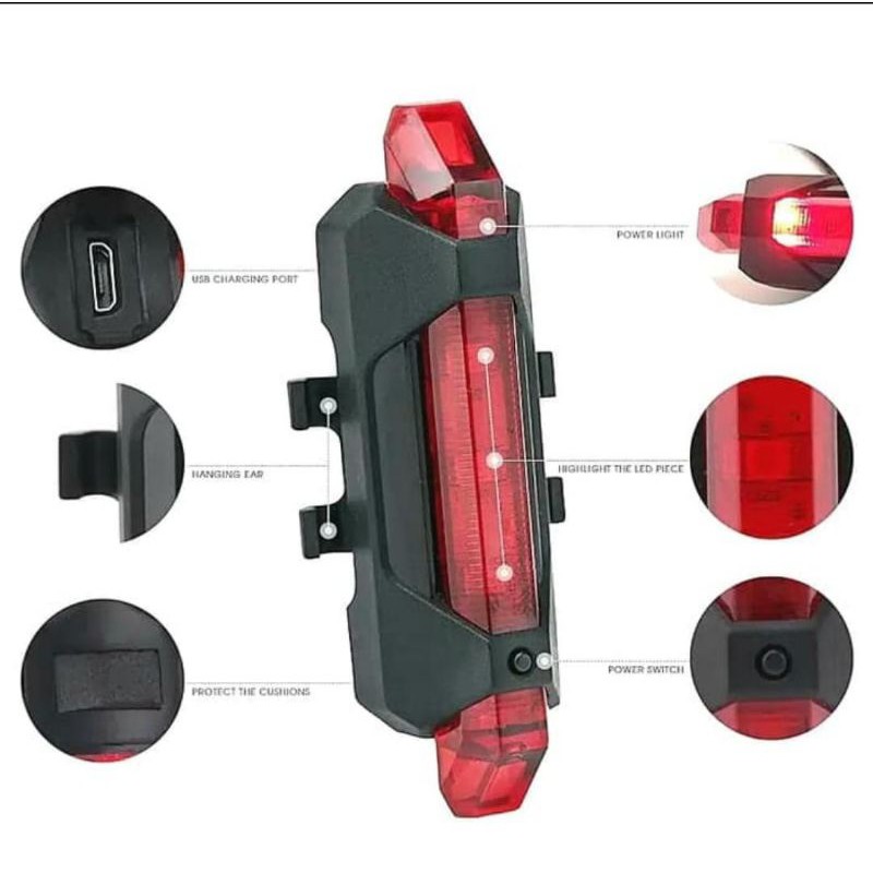 Lampu Belakang Sepeda