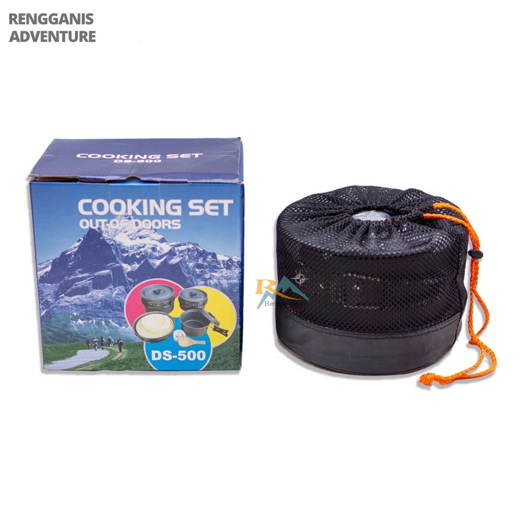 Cooking set DS 500 DS 308 SY 300 Alat Masak Camping Gunung