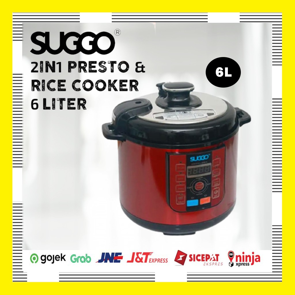 Jual Rice Cooker Listrik Suggo Serbaguna Multifungsi Presto/Slow Cooker