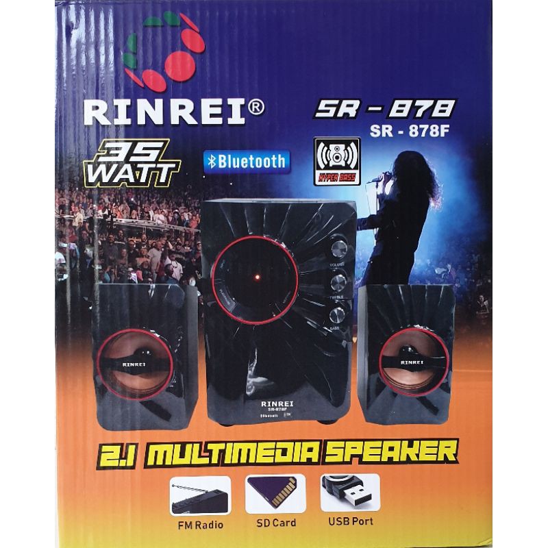 Speaker Bluetooth Rinrei SR878F Radio